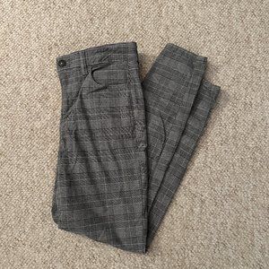 American Eagle Plaid Hi-Rise Jegging Size 6